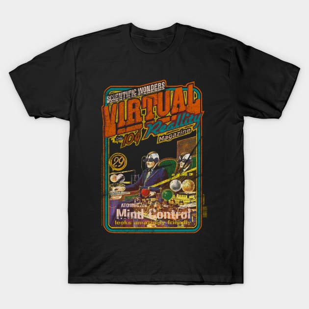 scientific  wonders virtual reality sci fi vintage magazine T-Shirt by SpaceWiz95